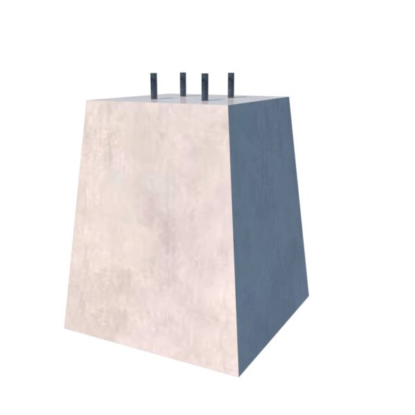 BASE DE CONCRETO 100X100X40