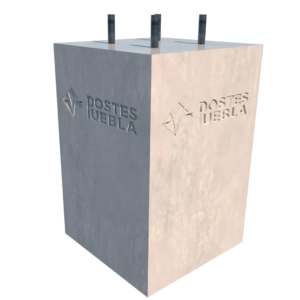 BASE DE CONCRETO 40X40X60