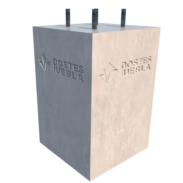 BASE DE CONCRETO 40X40X80